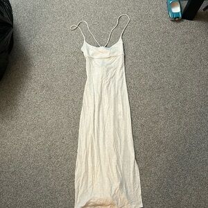 Aritzia Wilfred Dreamweaver Dress NWT  Heathered Oatmeal